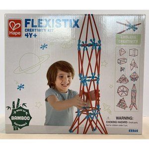 Hape Flexistix STEM Building Creativity Kit Bamboo Pieces E5565 Ages 4+